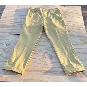 Schaefer Outfitter Ranch Hand Straight‎ Leg Jeans Men's Yellow 38x30 Pre-Owned